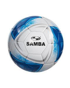 Samba Education Football - Size 5 - White/Blue/Silver