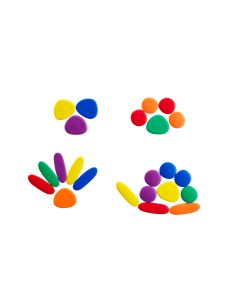 Junior Rainbow Pebbles - Pack of 36