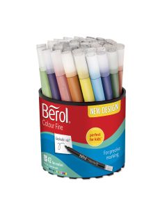 Berol Colour Fine Pens - Assorted - Pack of 42