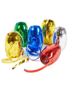 Metallic Curling Ribbon Eggs - Pack of 6