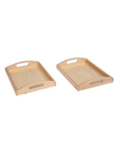 Nienhuis Montessori - Wooden Tray Small Set of 2