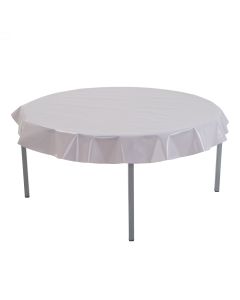 Wipe Clean Circular Table Cover - Grey