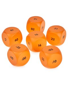 24 Hour Clock Cubes - Pack of 6
