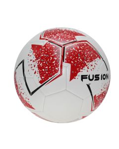 Precision Fusion Football - Size 4 - White/Red - Pack of 24