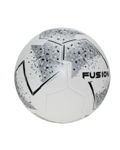 Precision Fusion Football - Size 5 - White/Silver - Pack of 8