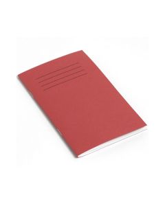 Vocabulary Book 48 Pages 7mm Ruled with Margin - Red Cover - Pack of 100
