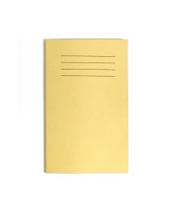 Vocabulary Book 48 Pages 7mm Ruled with Margin - Yellow Cover - Pack of 100