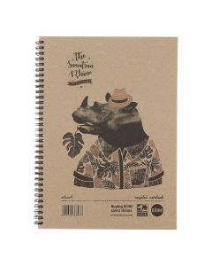 Rhino Recycled Hardback Notebooks - A4 - Pack of 5