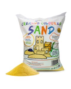 Coloured Sand - 15kg Bag - Yellow