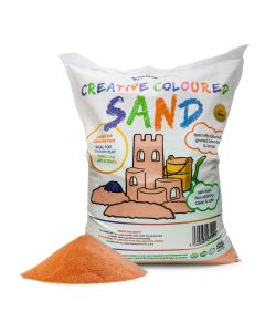 Coloured Sand - 15kg Bag - Orange