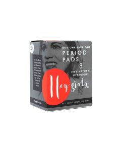 Hey Girls - Overnight Period Pads - Pack of 8