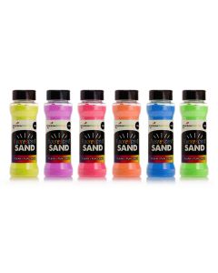 Eco-Friendly Fluorescent Sand - 220g Shakers - Pack of 6