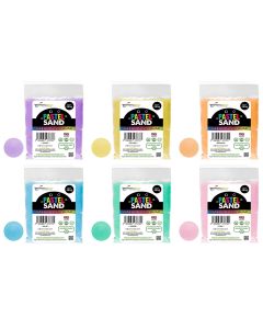 Eco-Friendly Pastel Sand - 485g Refills - Pack of 6