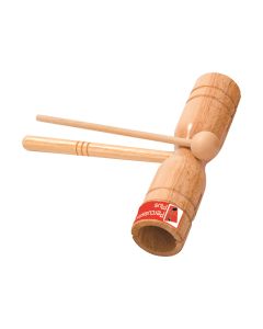 Double Wooden Agogo With beater