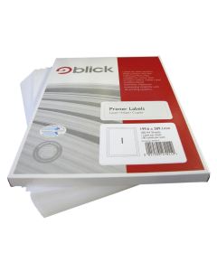 Multi Labels A4 199.6 x 289.1mm - Pack of 100 Sheets