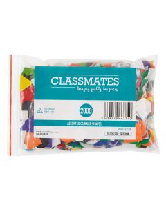 Classmates Assorted Gummed Shapes - Pack of 2000