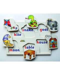 Just Jigsaws Key Letters Wooden Puzzle - Set 2