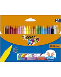 BIC Kids Plastidecor Crayons - Pack of 24