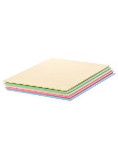 Rothmill Coloured Card (280 Micron) - A4 - Assorted Pastel - Pack of 50