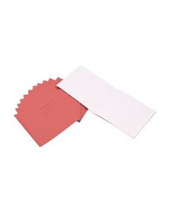 Classmates 5.25x6.5in Exercise Book 24-Page 15mm Ruled - Vivid Red - Pack of 100