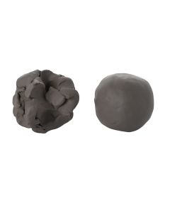 Fired Buff School Clay - Glazed (left) and Unglazed (right)