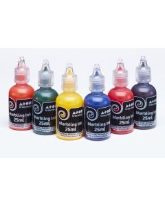 Marbling Inks 25ml Assorted - Pack of 6