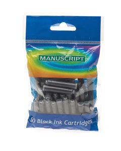Manuscript Ink Cartridges - Black - Pack 50