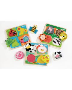 Bigjigs Toys Touch and Feel Puzzles
