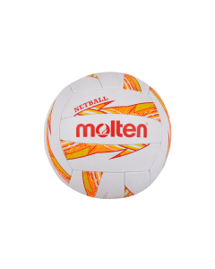 Molten Dynamite Netball - White/Orange/Yellow