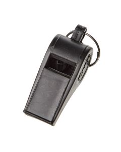 Large Black Plastic Whistle - Pack of 20