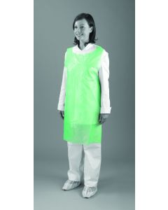 PE Disposable Aprons - Green - Pack of 100