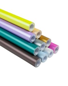 Pearlescent Display Roll 700mm x 4m Assorted - Pack of 10