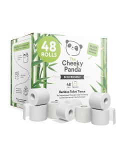 The Cheeky Panda Toilet Tissue Rolls - Pack of 48