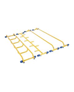 Gym Time Linking Peg Ladder - 1.9m - Yellow