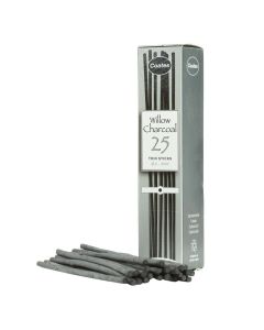 Coats Charcoal Thin Sticks - Pack of 25