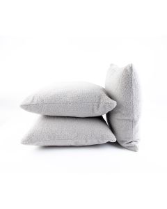 Teddy fleece Cushions 50 x 50cm 3pk - Grey