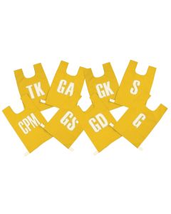High Fives Bib Set - 8-14 Years - Yellow - Pack of 8