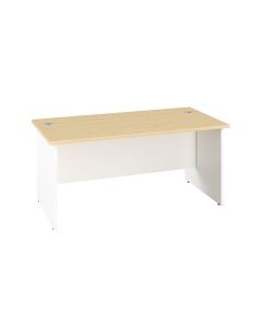 Panel Plus Rectangular Desk Maple 1400mm