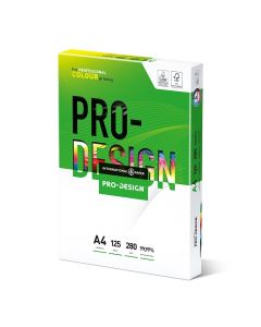 ProDesign Smooth Colour Laser Card A4 280gsm White - Pack of 125