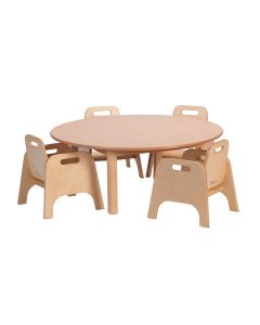 Millhouse Circular Table 4 Sturdy Chairs