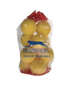 Slazenger Indoor Foam Tennis Ball - Yellow - Pack of 12