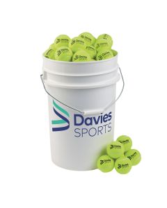 Davies Sports Practice Tennis Balls - Yellow - Pack of 96