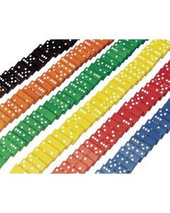 Coloured Dominoes - Pack of 6