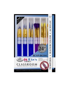 Royal & Langnickel Big Kids Choice Speciality Paintbrushes Pack of 24