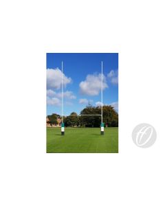 Harrod Sport Aluminium Rugby Posts Hinged - 13m - Pair