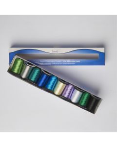 SureStitch Embroidery Thread 500m Reels Cools - Pack of 10