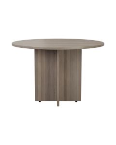 Round Meeting Table - Grey Oak