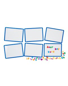 Magnetic Dry-wipe Boards - Pack of 6