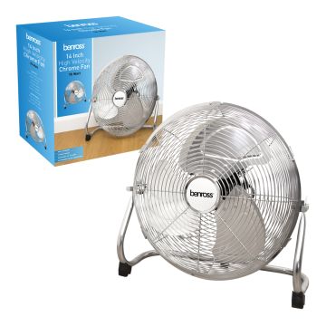 High Velocity Chrome Fan 14"