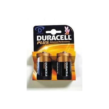 D Duracell Plus Batteries - Pack of 2